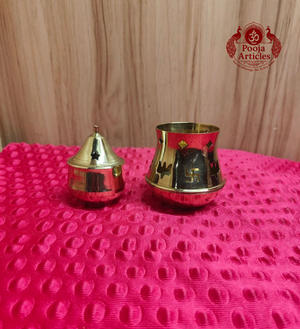 Brass Pacha Kapoora Vilaku 4.8 Inch 