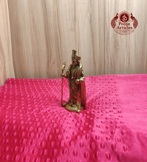 Brass Raja Alangara Murugar Statue 6 Inch