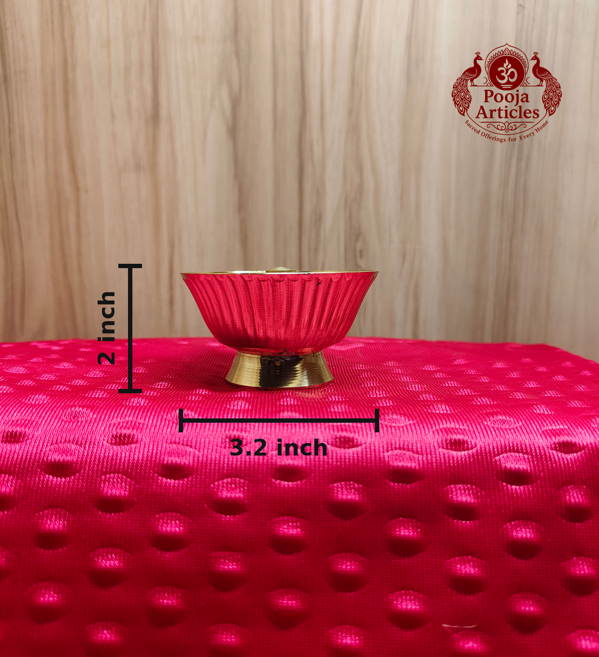Brass Salai Diya 3.2 Inch