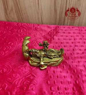 Brass Shri Padmanabha Swamy 3.1 Inch 