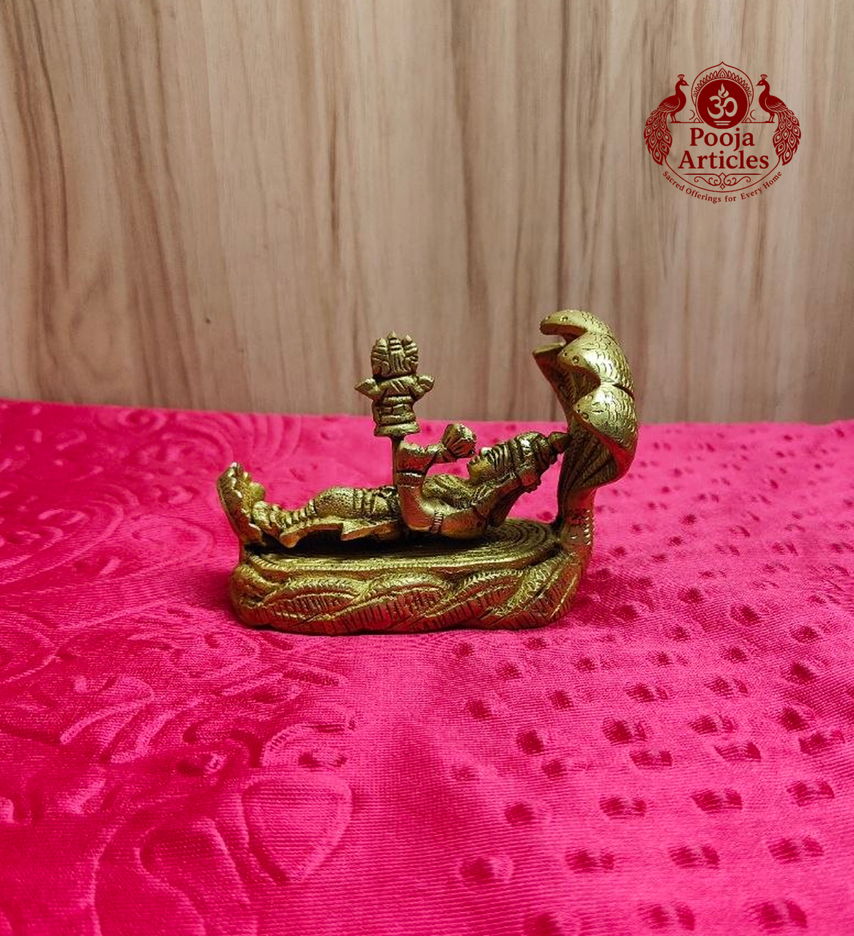 Brass Shri Padmanabha Swamy 3.1 Inch 