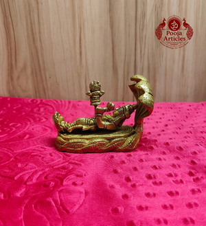 Brass Shri Padmanabha Swamy 3.1 Inch 