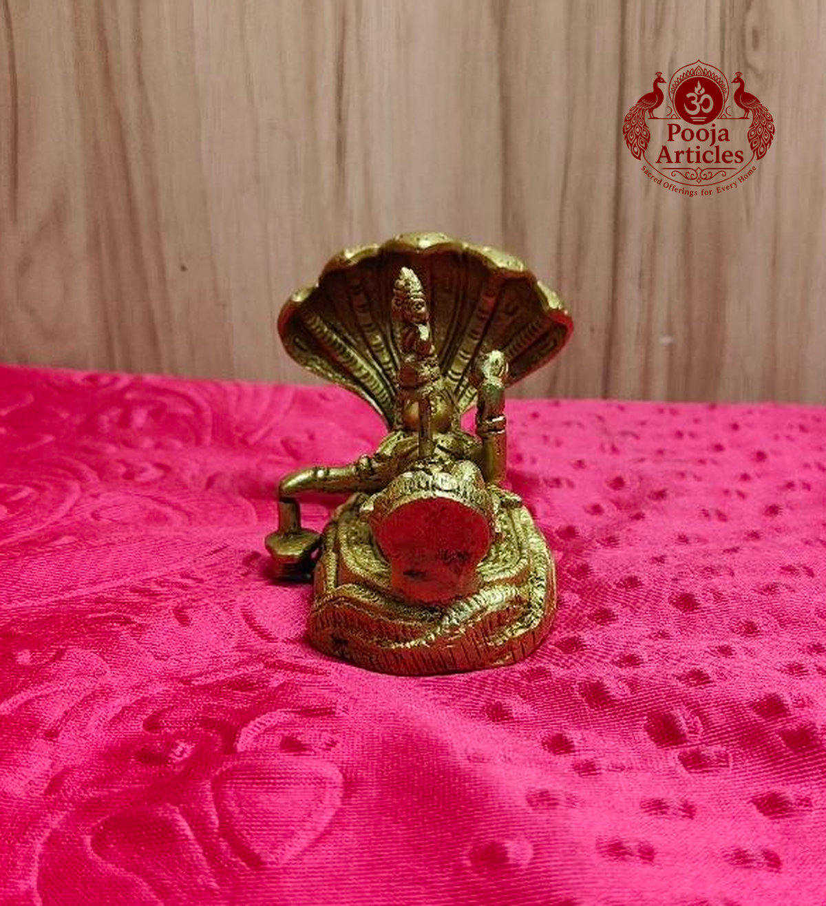 Brass Shri Padmanabha Swamy 3.1 Inch
