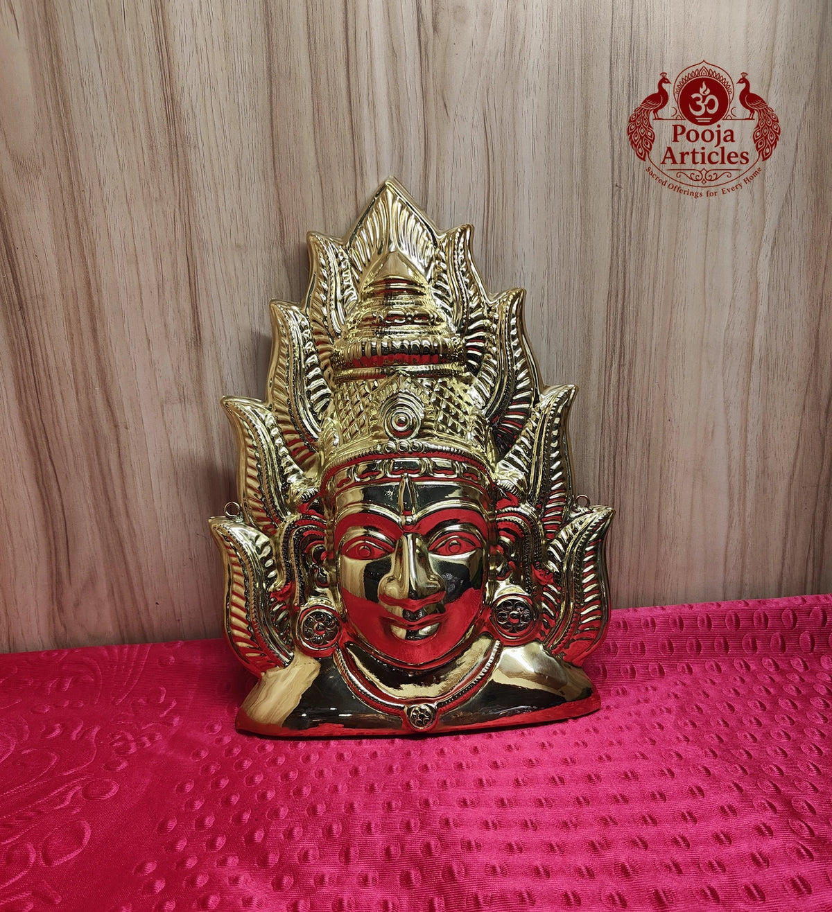 Brass Sudar Amman Mugam 12 Inch 