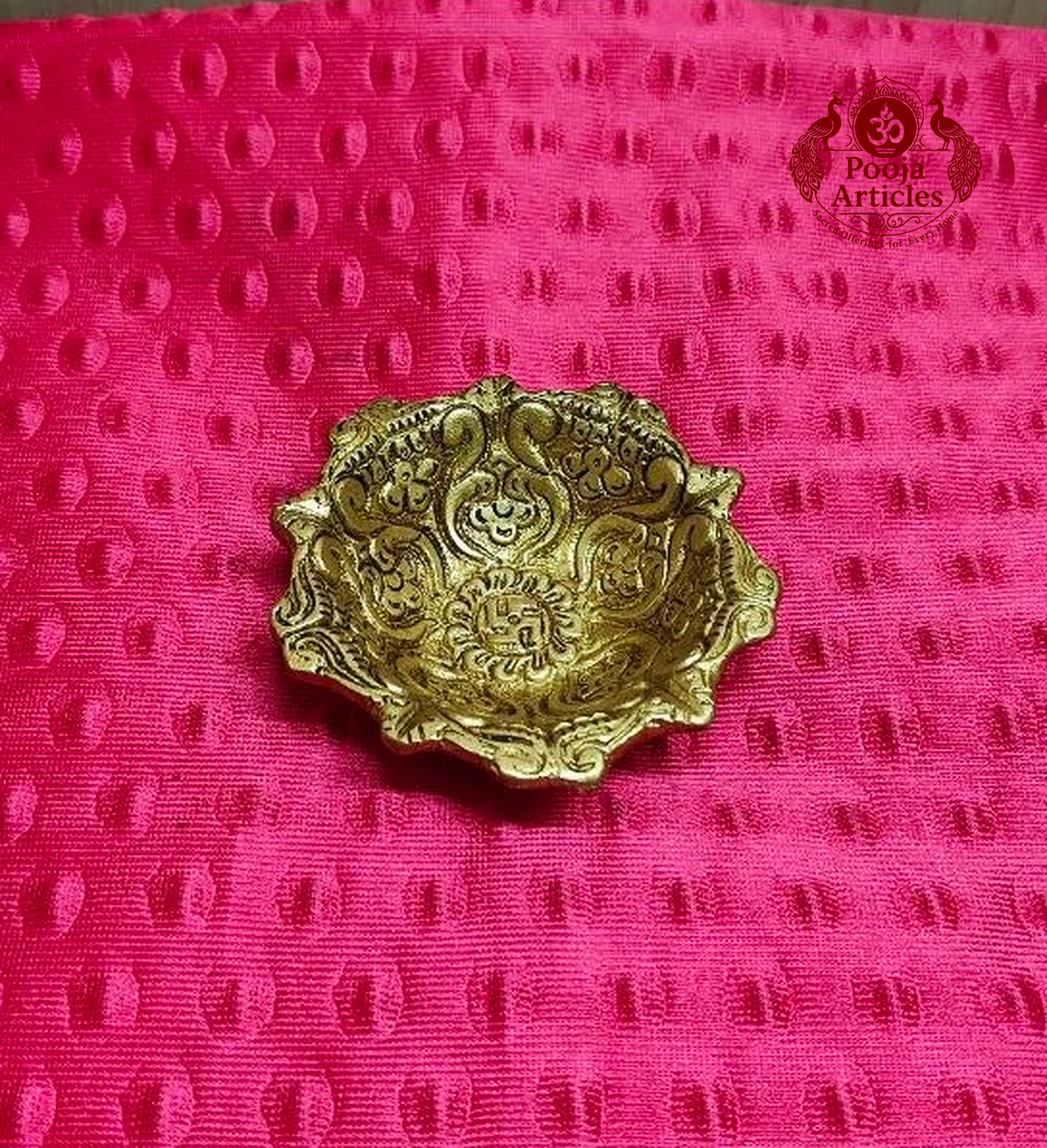 Brass Swastik Katori 1.2 Inch 