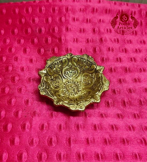 Brass Swastik Katori 1.2 Inch 