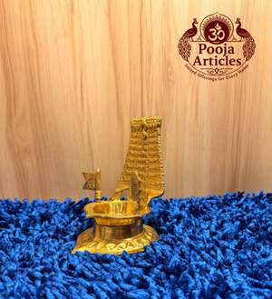 Brass Thiruchendur Gopuram Vilakku 5.2 Inch