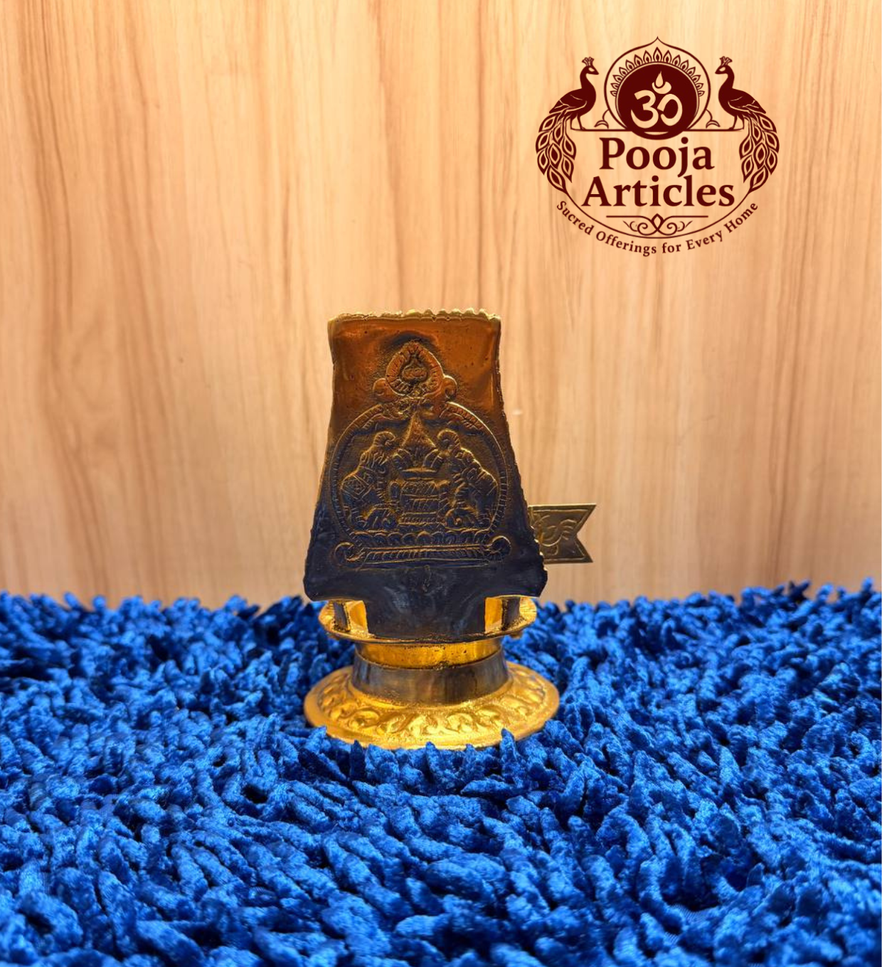 Brass Thiruchendur Gopuram Vilakku 5.2 Inch