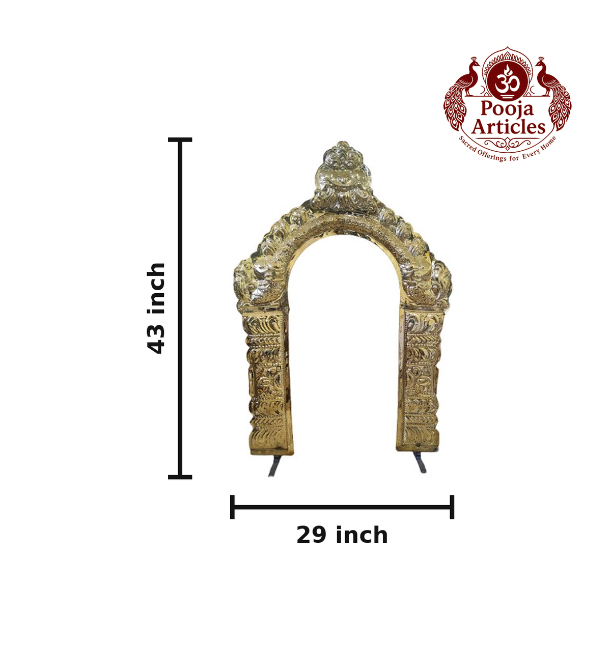 Brass Thiruvachi Arch 43 Inch 