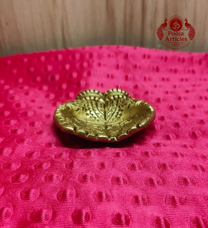 Premium Brass Two Hand Oil Diya 0.5 Inch 