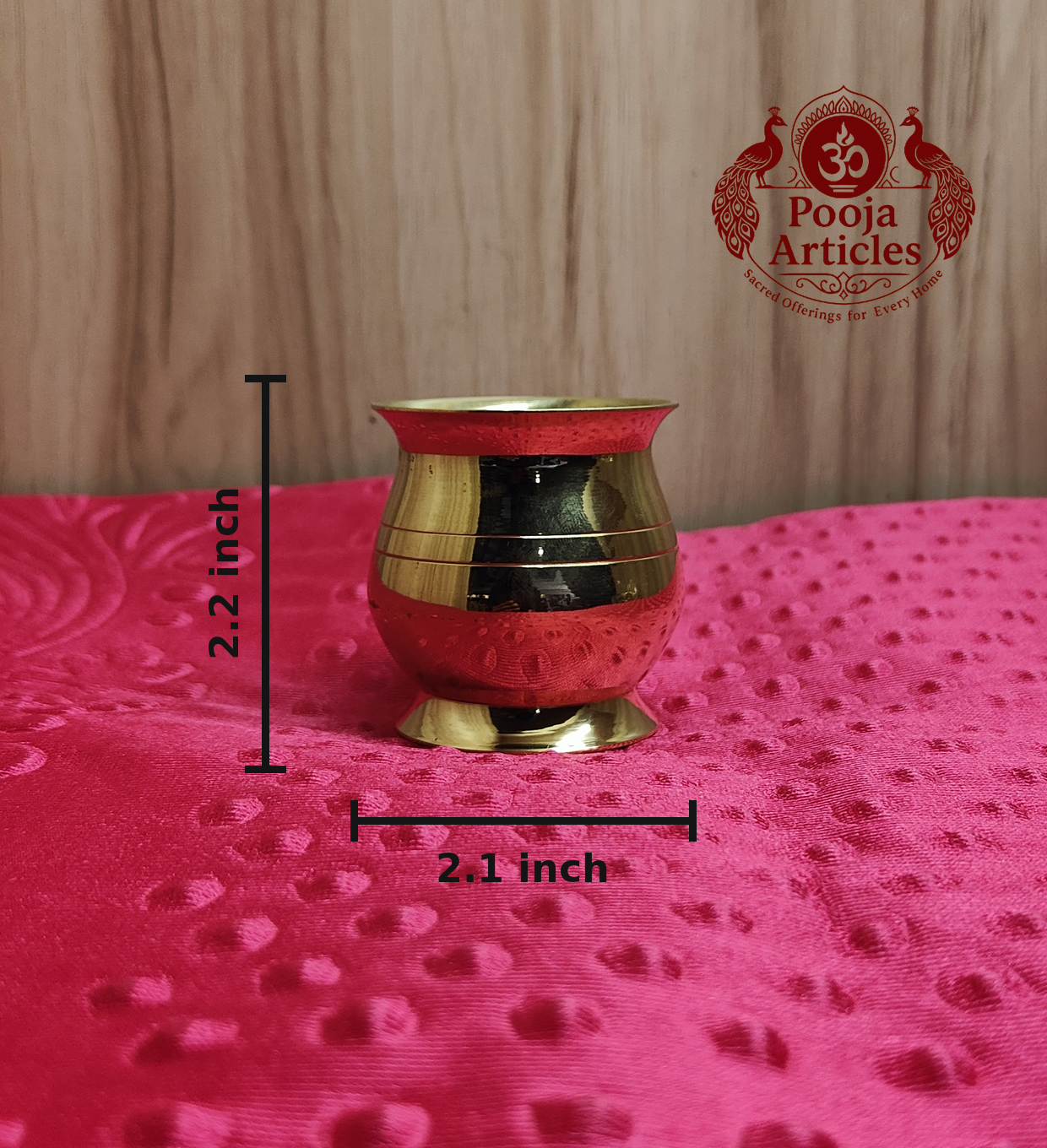 Brass Valap Kalash 2.2 Inch