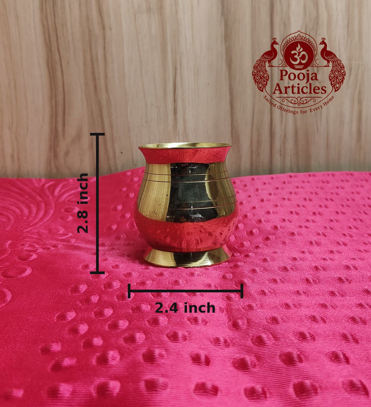 Brass Valap Kalash 2.8 Inch