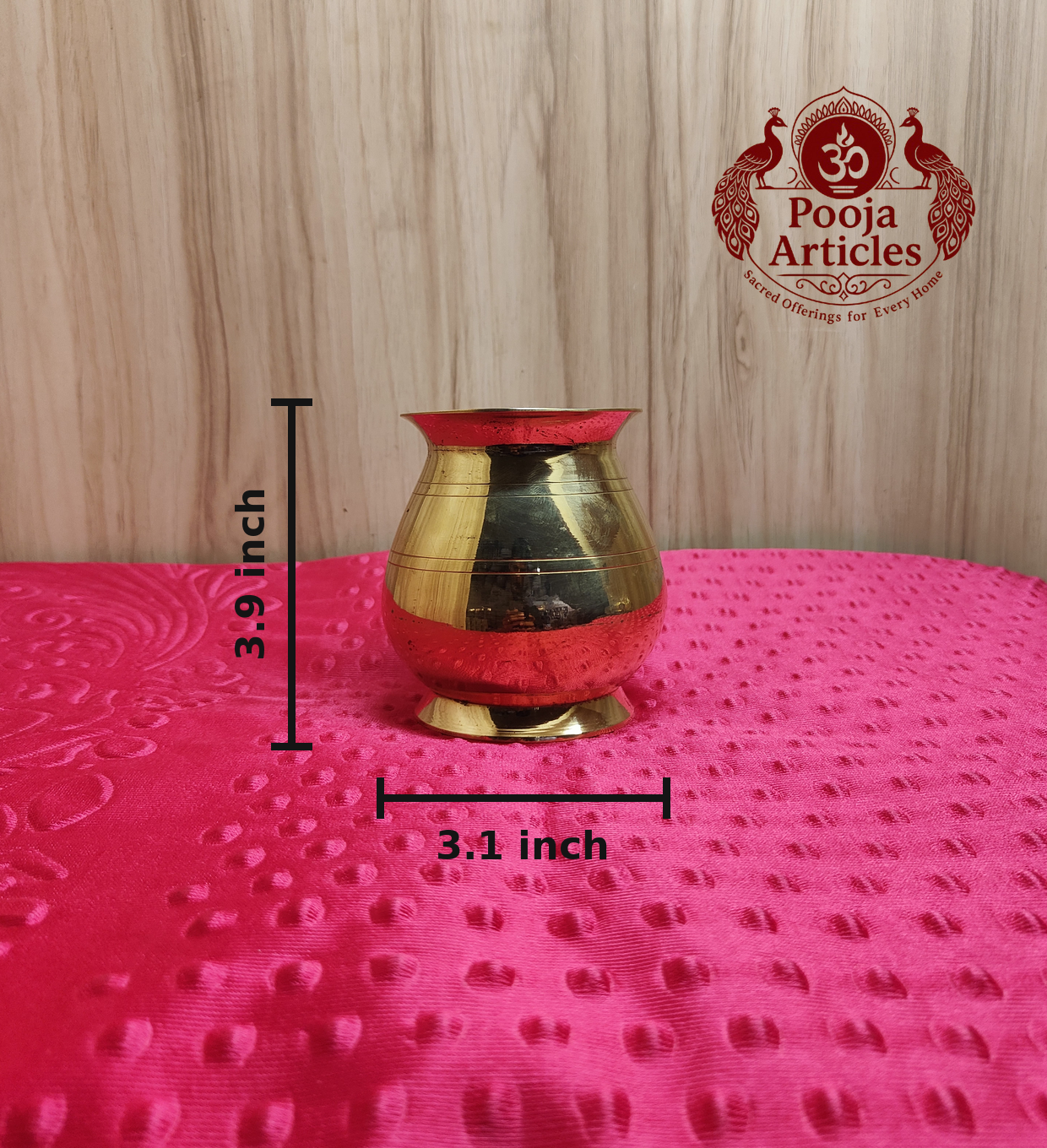  Brass Valap Kalash 3.9 Inch