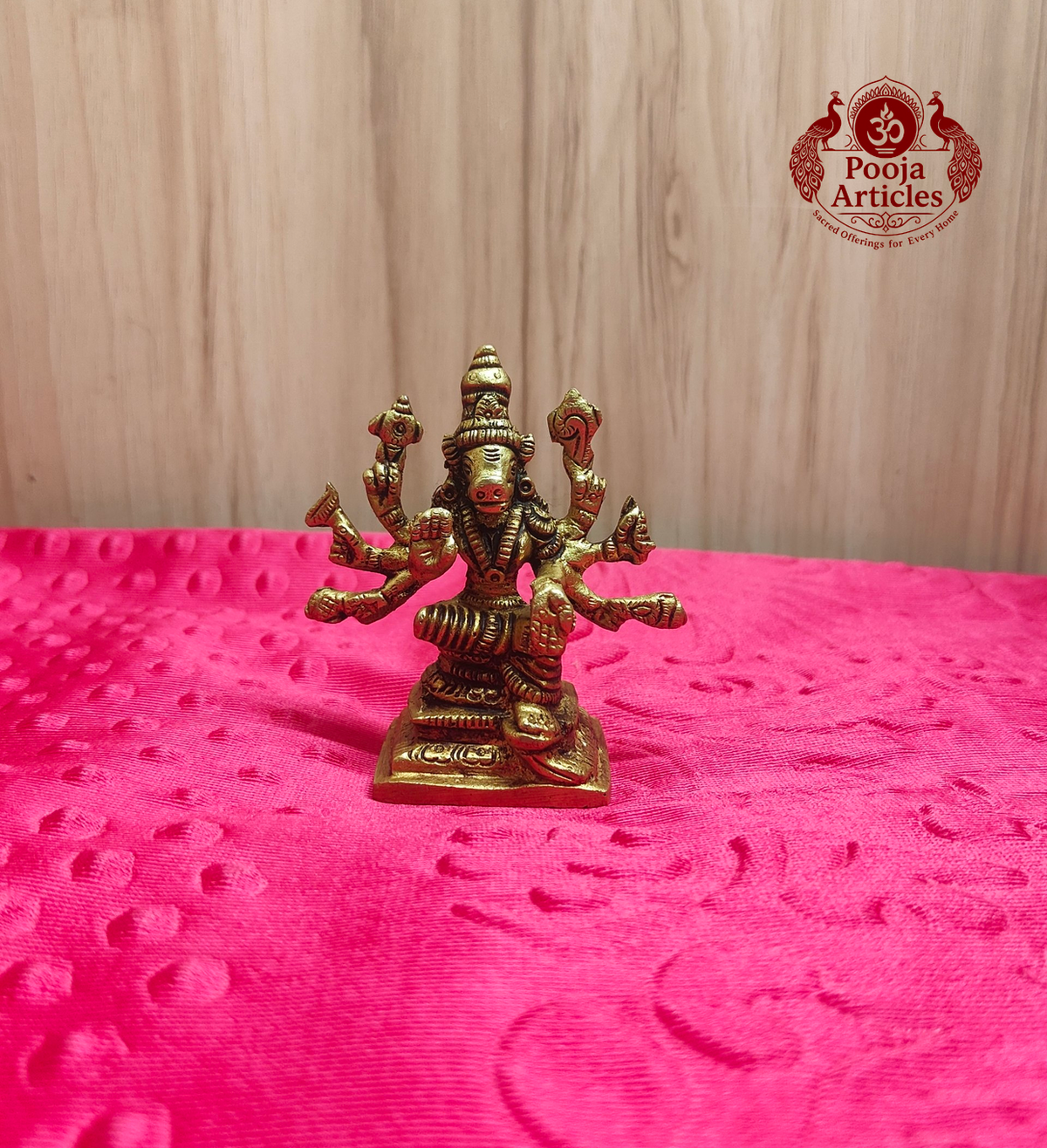 Brass Varahi Amman Statue 3.2 inch
