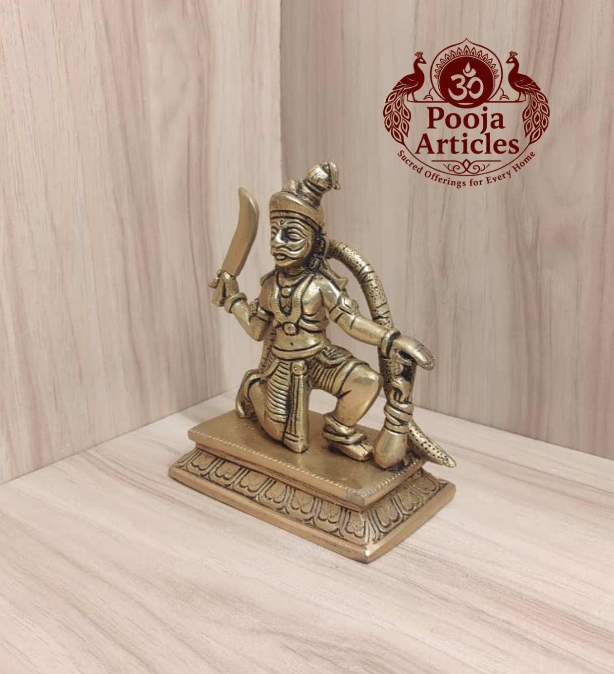 Bronze Nondi Karuppasamy Statue 5 Inch