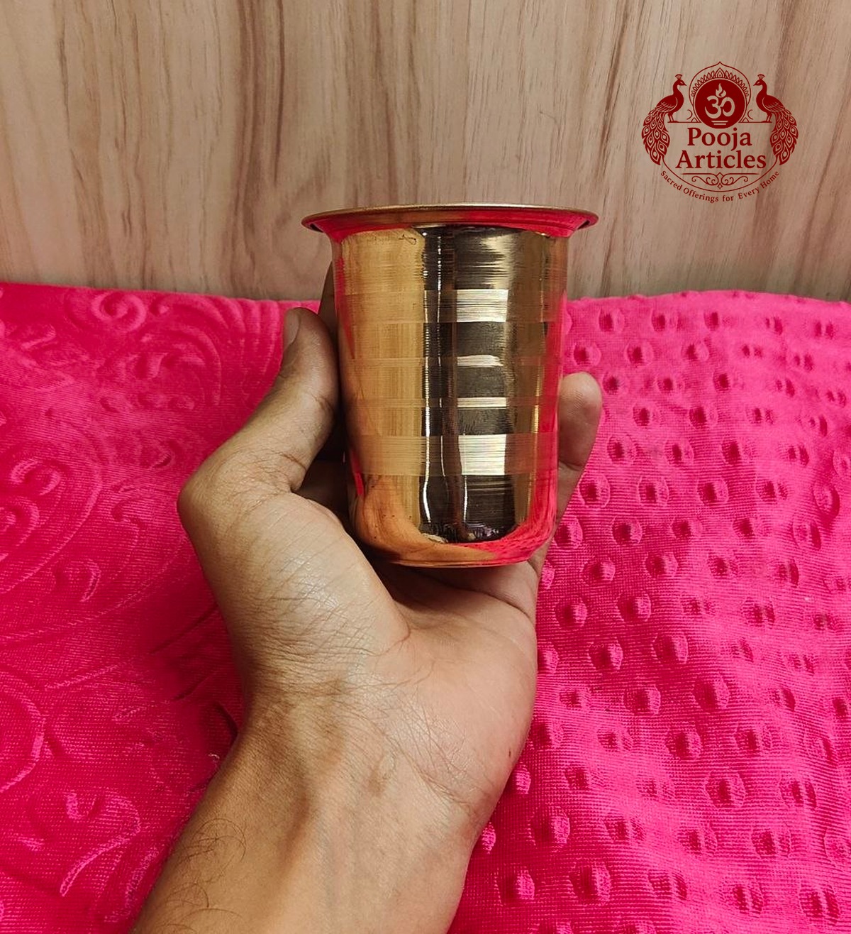Copper Glass Tumbler 3.5 Inch 