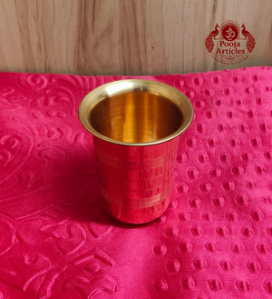 Copper Glass Tumbler 3.5 Inch 
