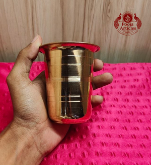 Copper Glass Tumbler 3.7 Inch 