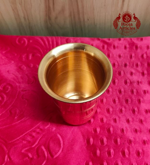 Copper Glass Tumbler 3.7 Inch 