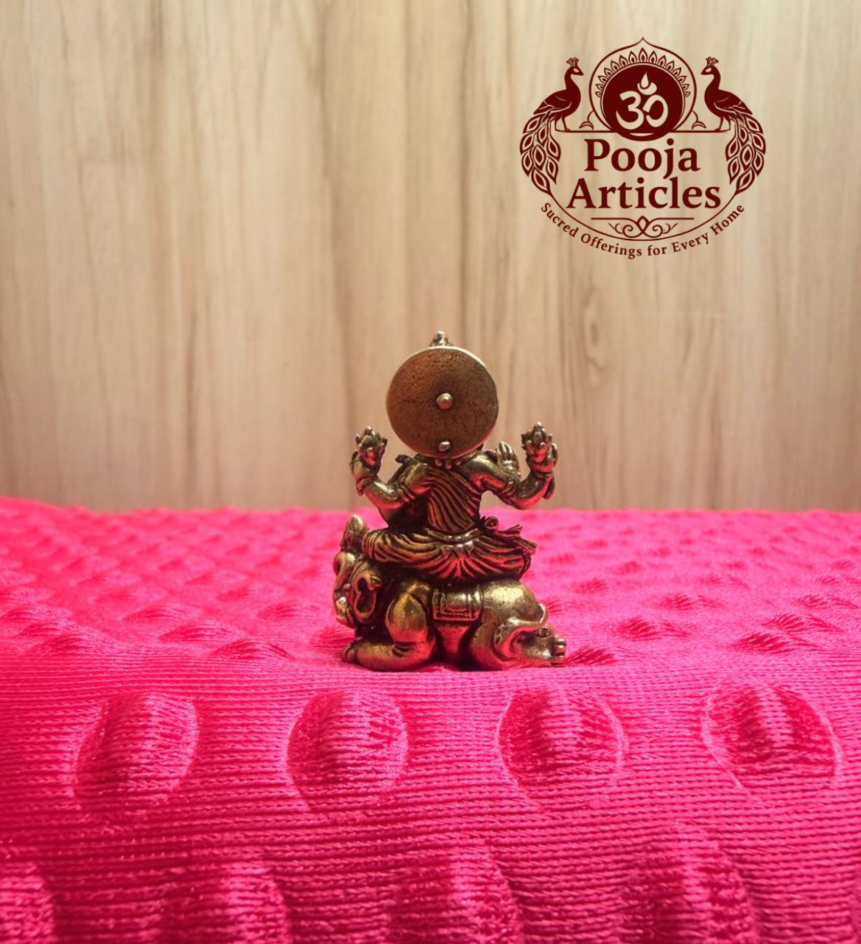 Miniature Brass Gajalakshmi Idol 1.3 Inch