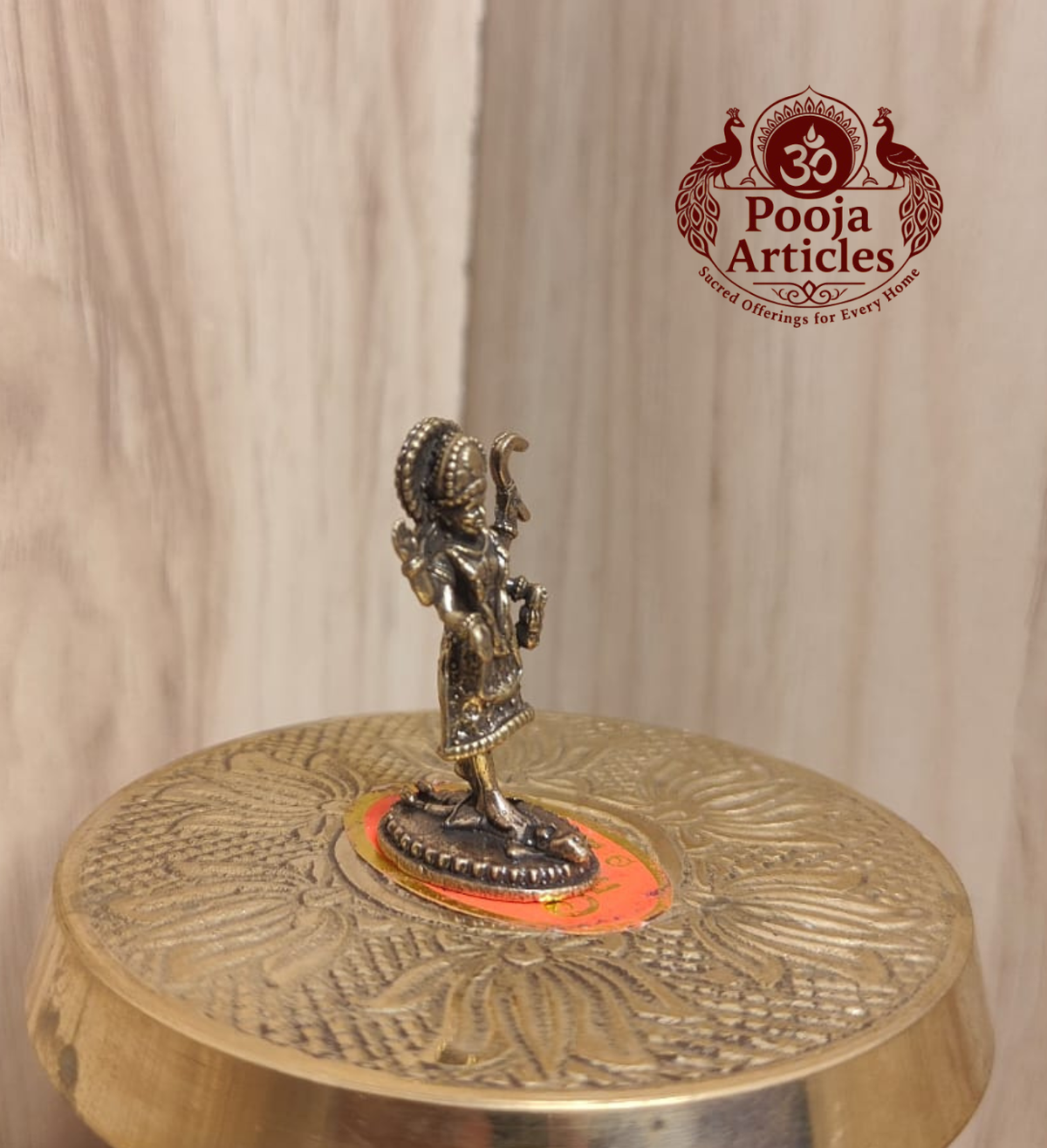 Miniature Brass Kali Statue 1.5 Inch