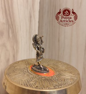 Miniature Brass Kali Statue 1.5 Inch