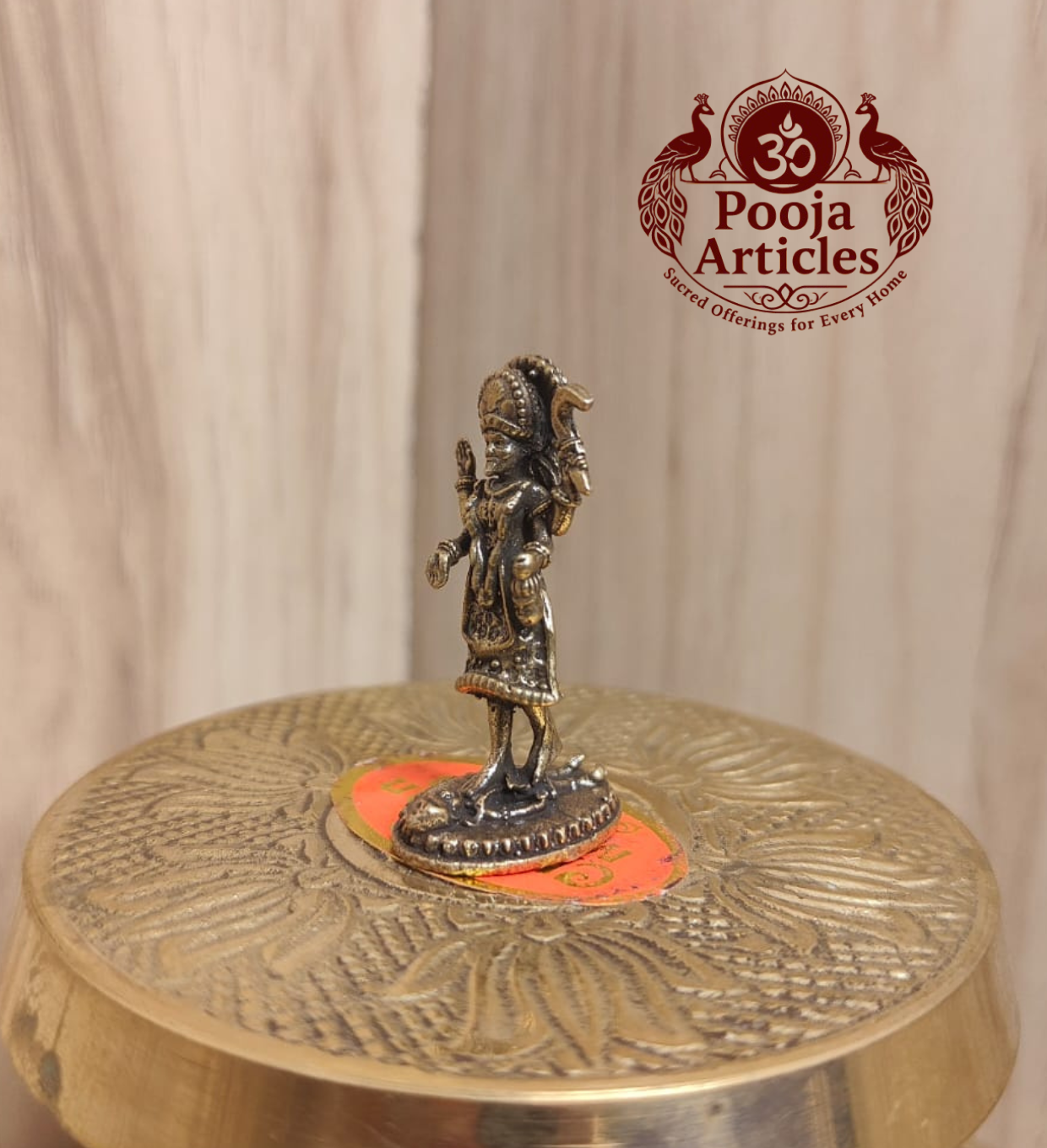 Miniature Brass Kali Statue 1.5 Inch