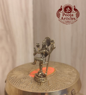 Miniature Brass Nataraja Statue 1.8 Inch