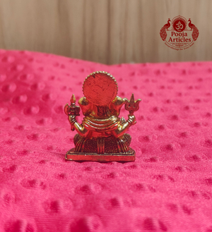 Miniature Brass Vinayagar Statue 1.5 Inch