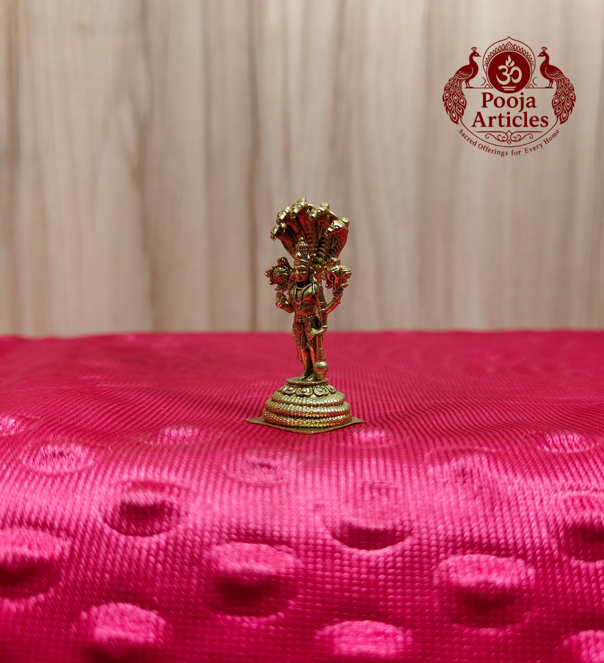 Miniature Panchaloga Lord Vishnu Statue 1.8 Inch