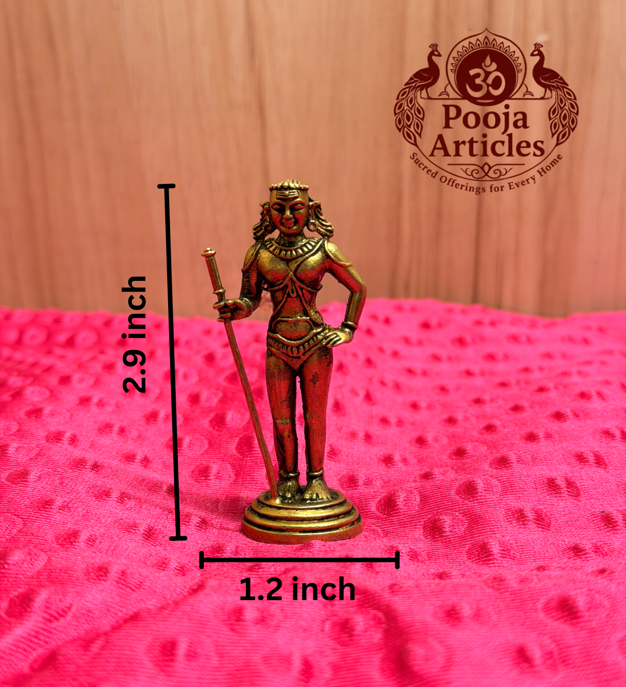 Palani Andi Murugan Statue 2.9 Inch