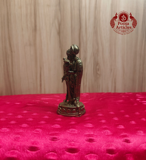 Premium Brass Andal Idol 3.2 Inch