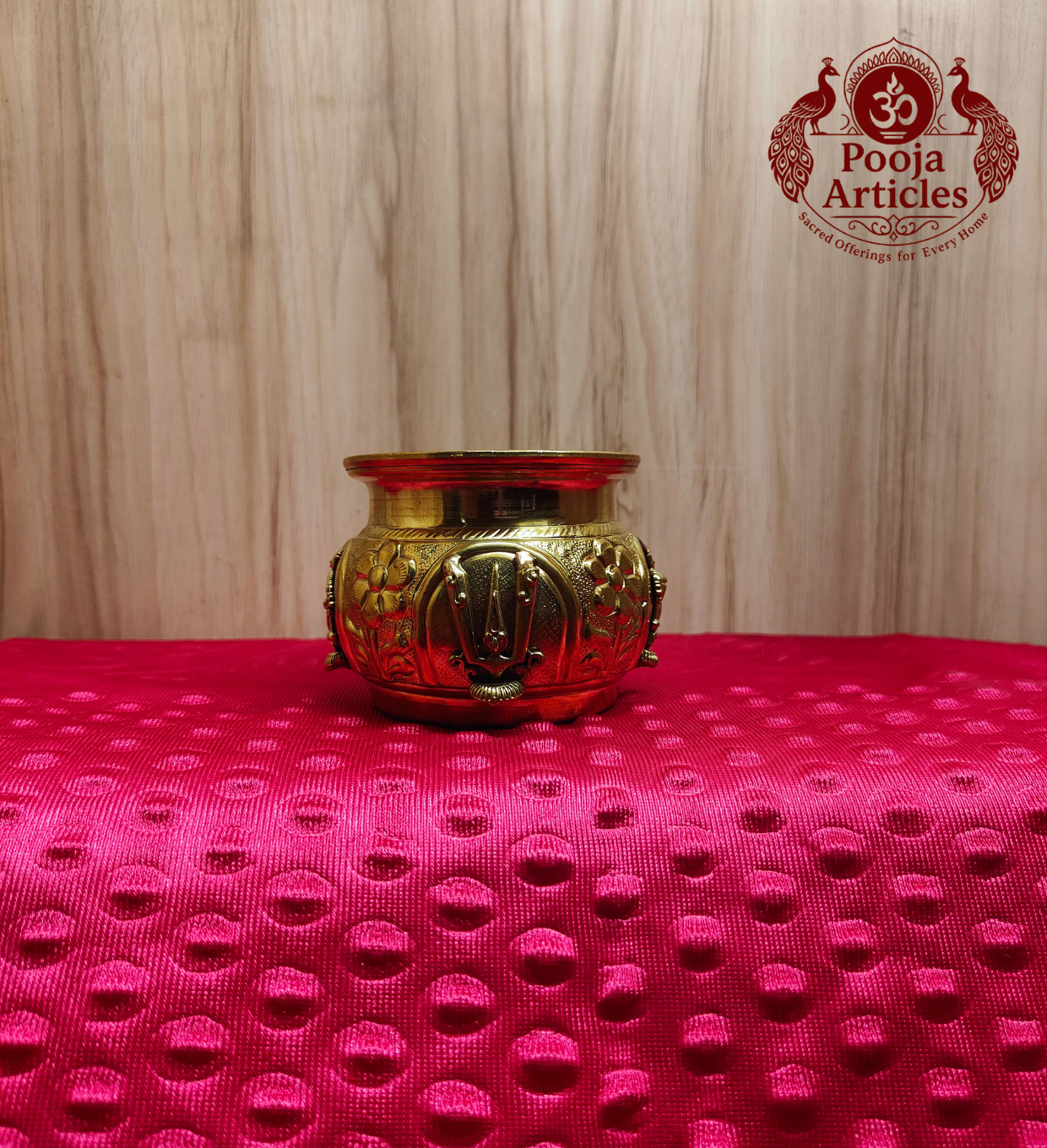 Premium Brass Ashtalakshmi Kalash Bowl 2.6 Inch