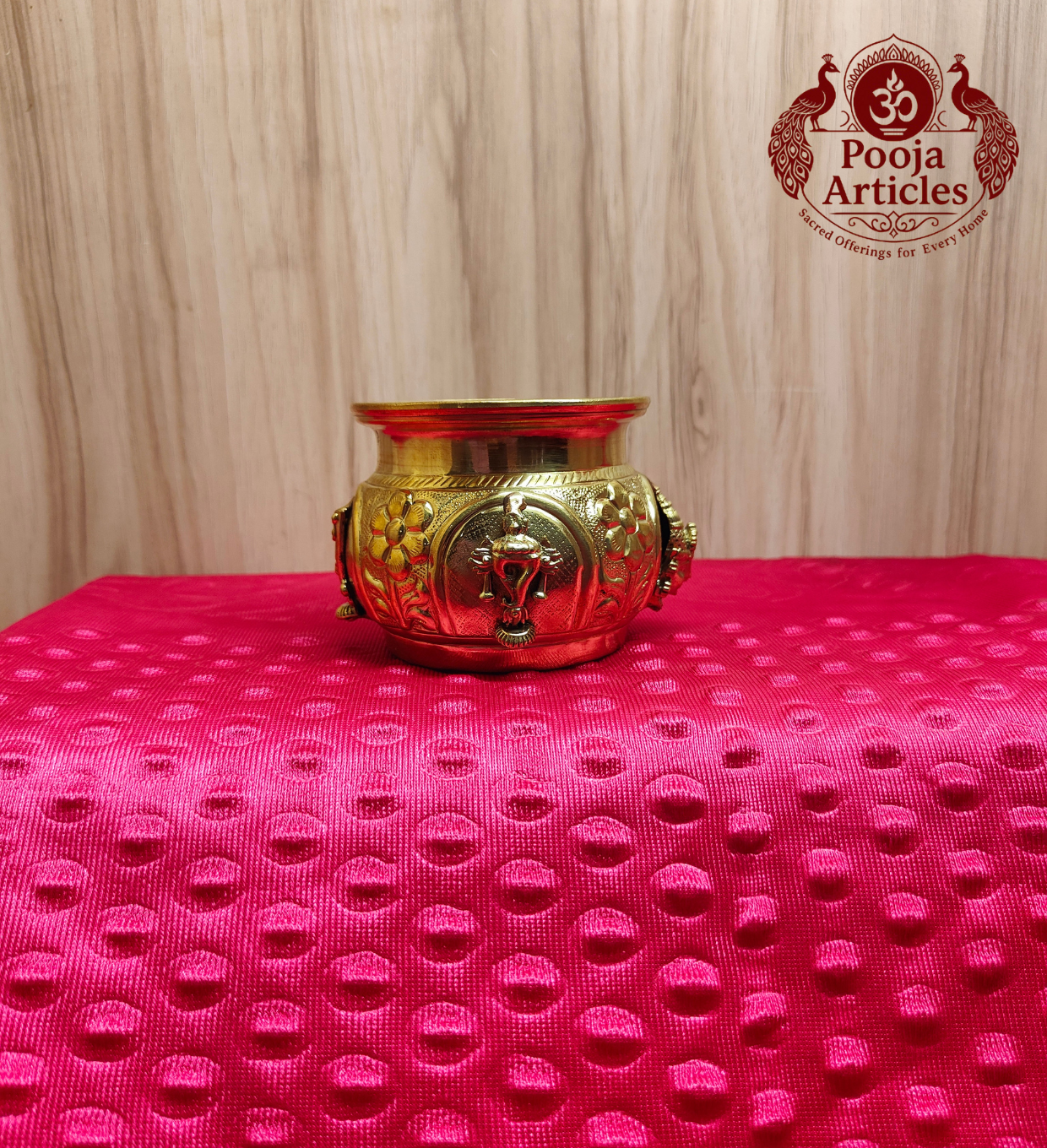 Premium Brass Ashtalakshmi Kalash Bowl 2.6 Inch