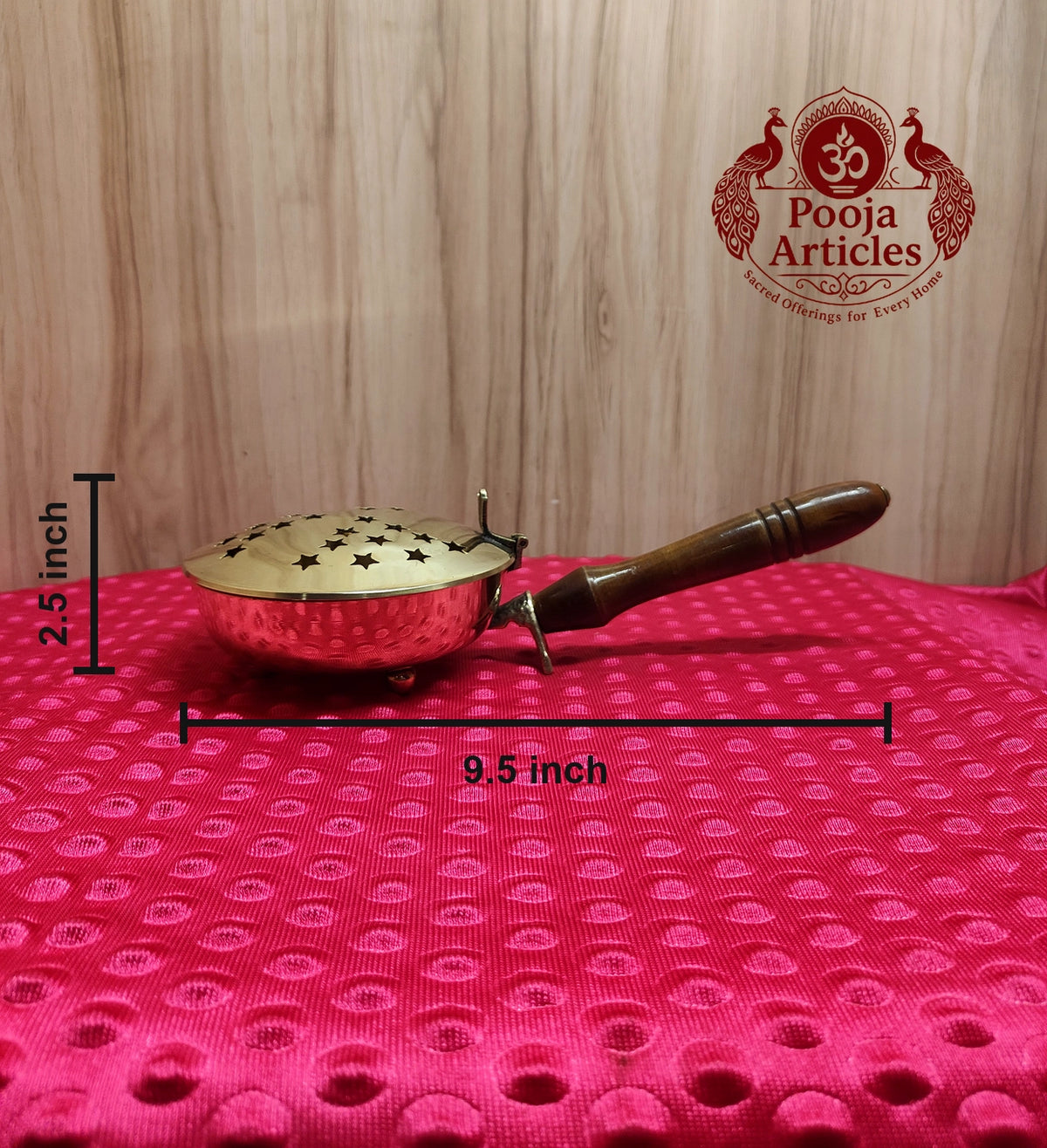 Premium Brass Dhoop Dani 9.5 Inch 