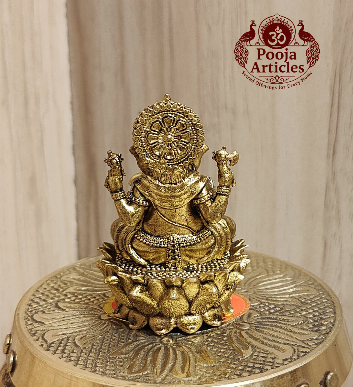 Premium Brass Ganesha Statue 2 inch