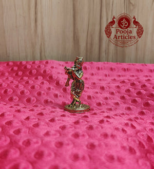 Premium Brass Krishnan Idol 2 Inch 
