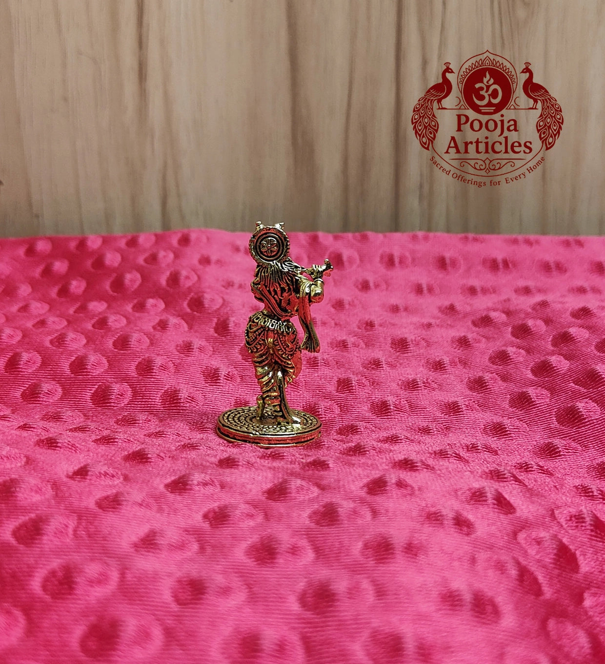 Premium Brass Krishnan Idol 2 Inch