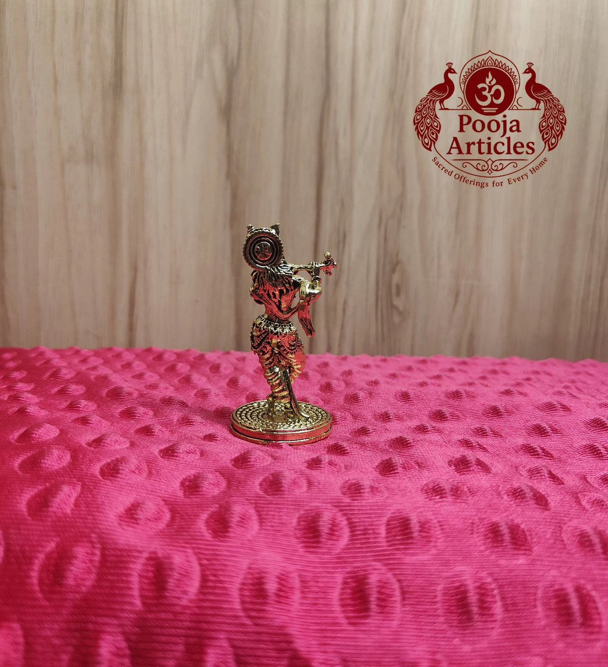 Premium Brass Krishnar Idol 2.4 Inch 