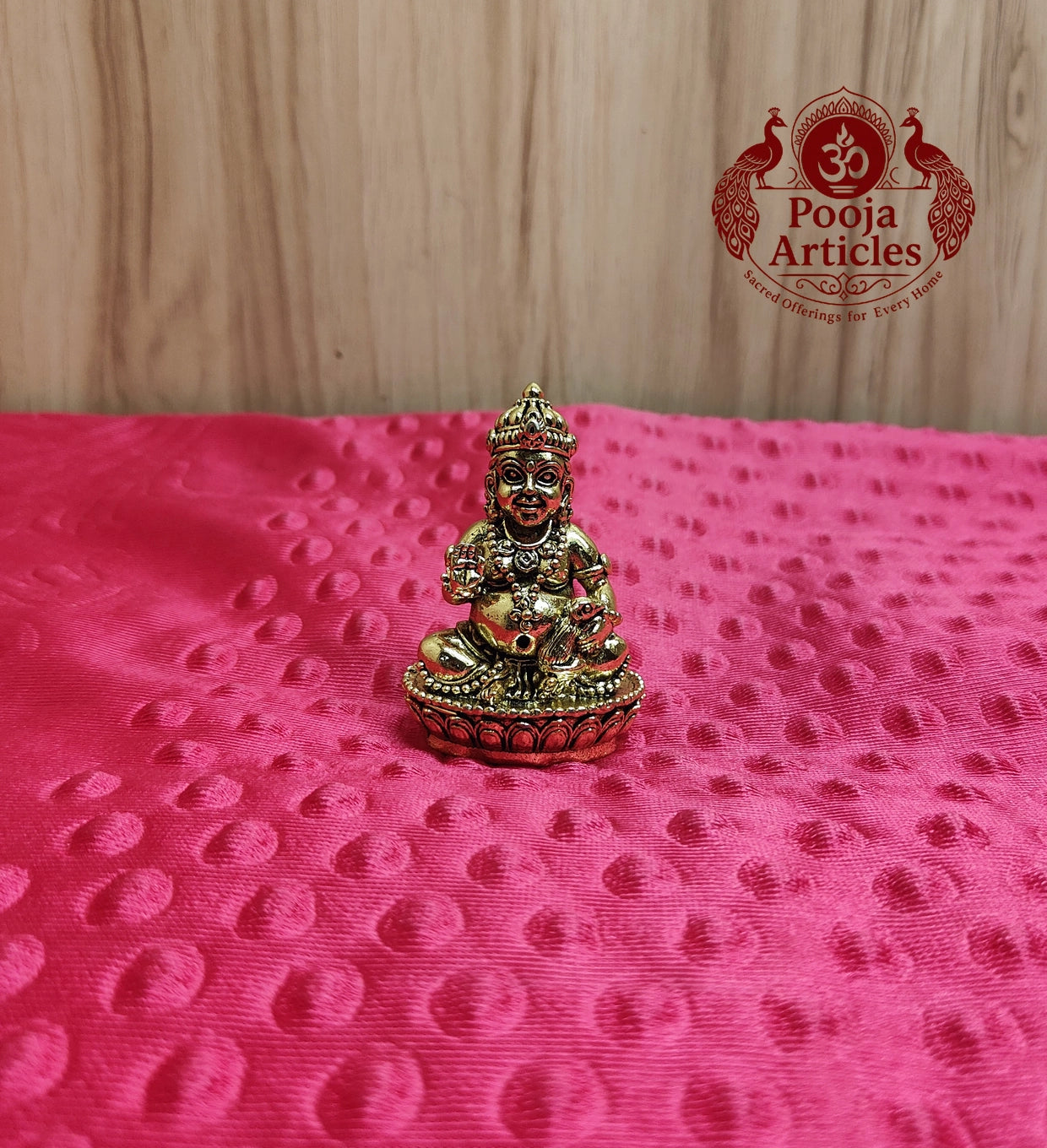 Premium Brass Kubera Idol 2.5 Inch 