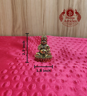 Premium Brass Kubera Idol 2.5 Inch