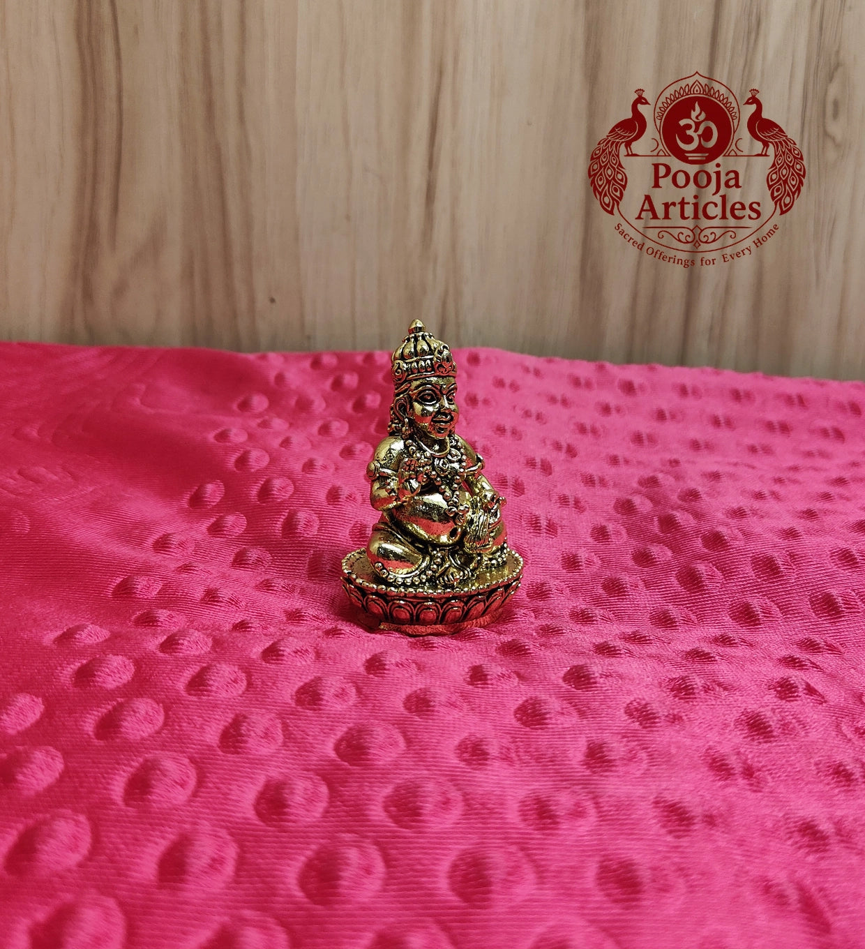 Premium Brass Kubera Idol 2.5 Inch