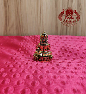Premium Brass Kubera Idol 2.5 Inch 