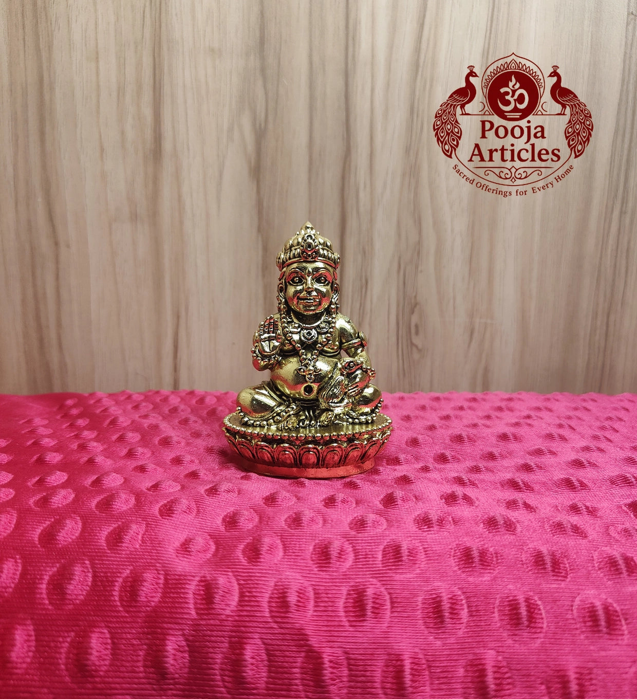 Premium Brass Kuberar Idol 3.5 Inch