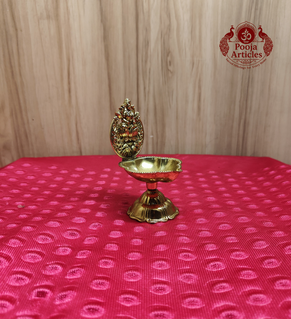 Premium Brass Lakshmi Diya 3.5 Inch