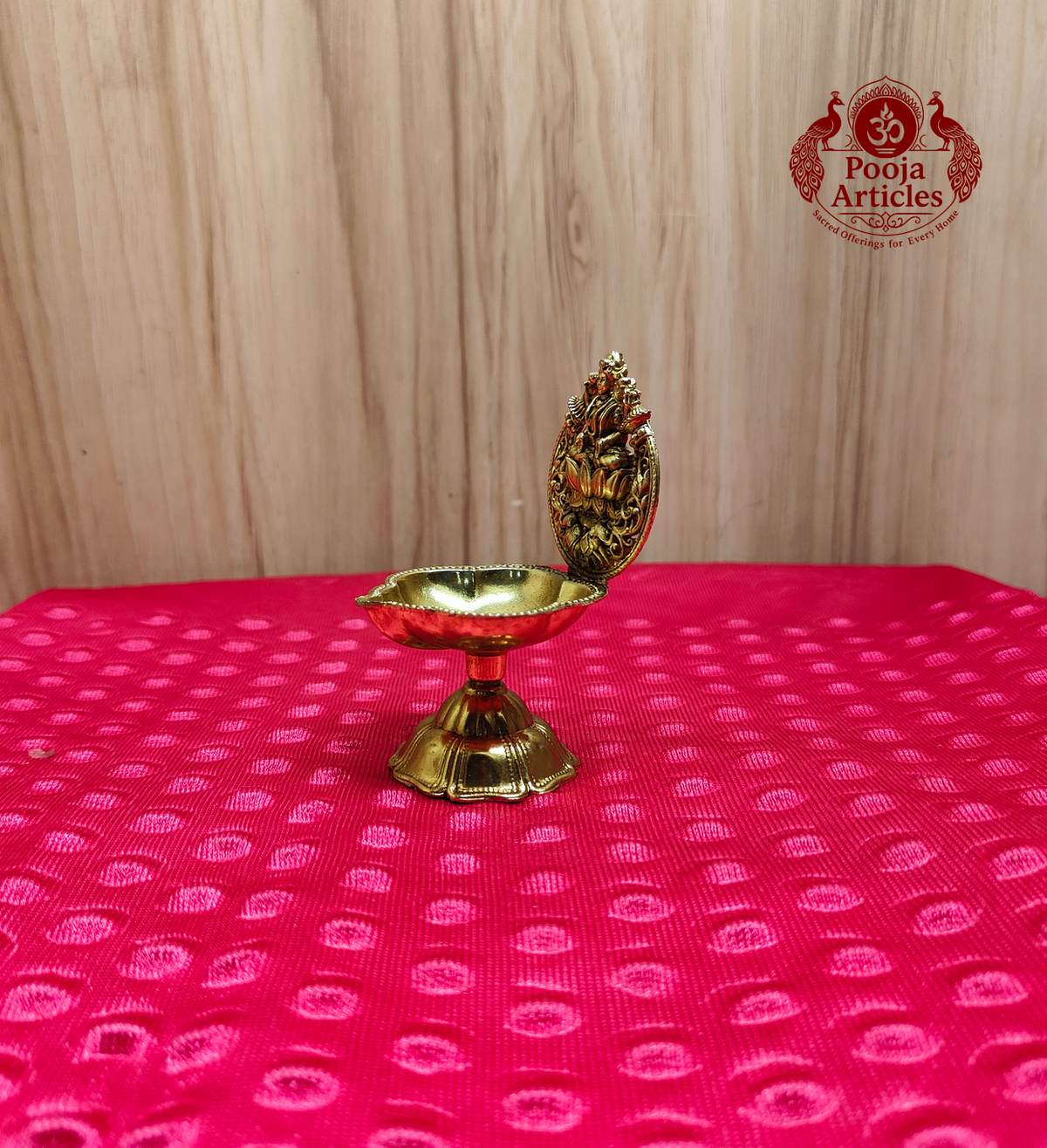Premium Brass Lakshmi Diya 3.5 Inch