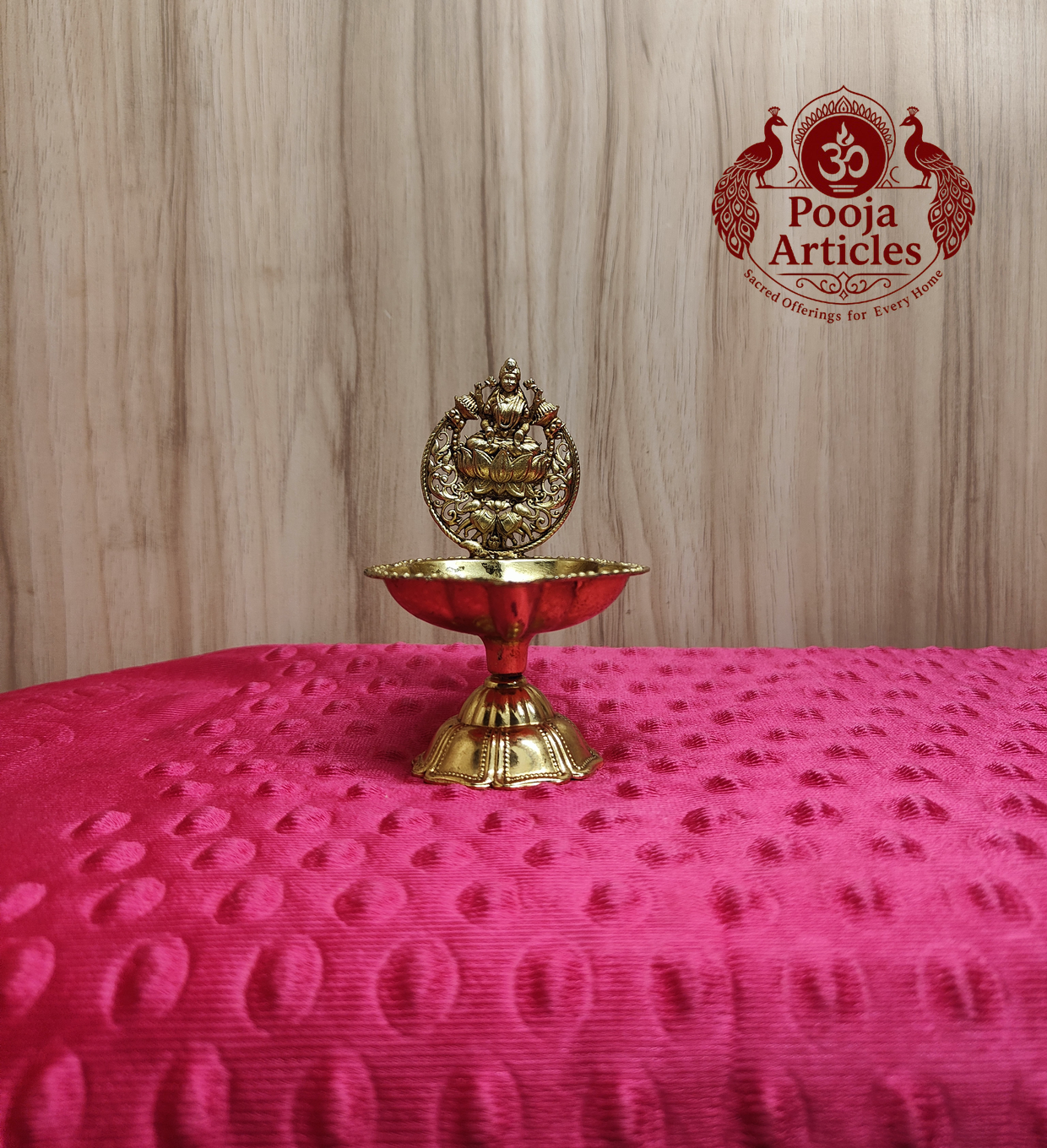 Premium Brass Lakshmi Vilaku 3.6 Inch