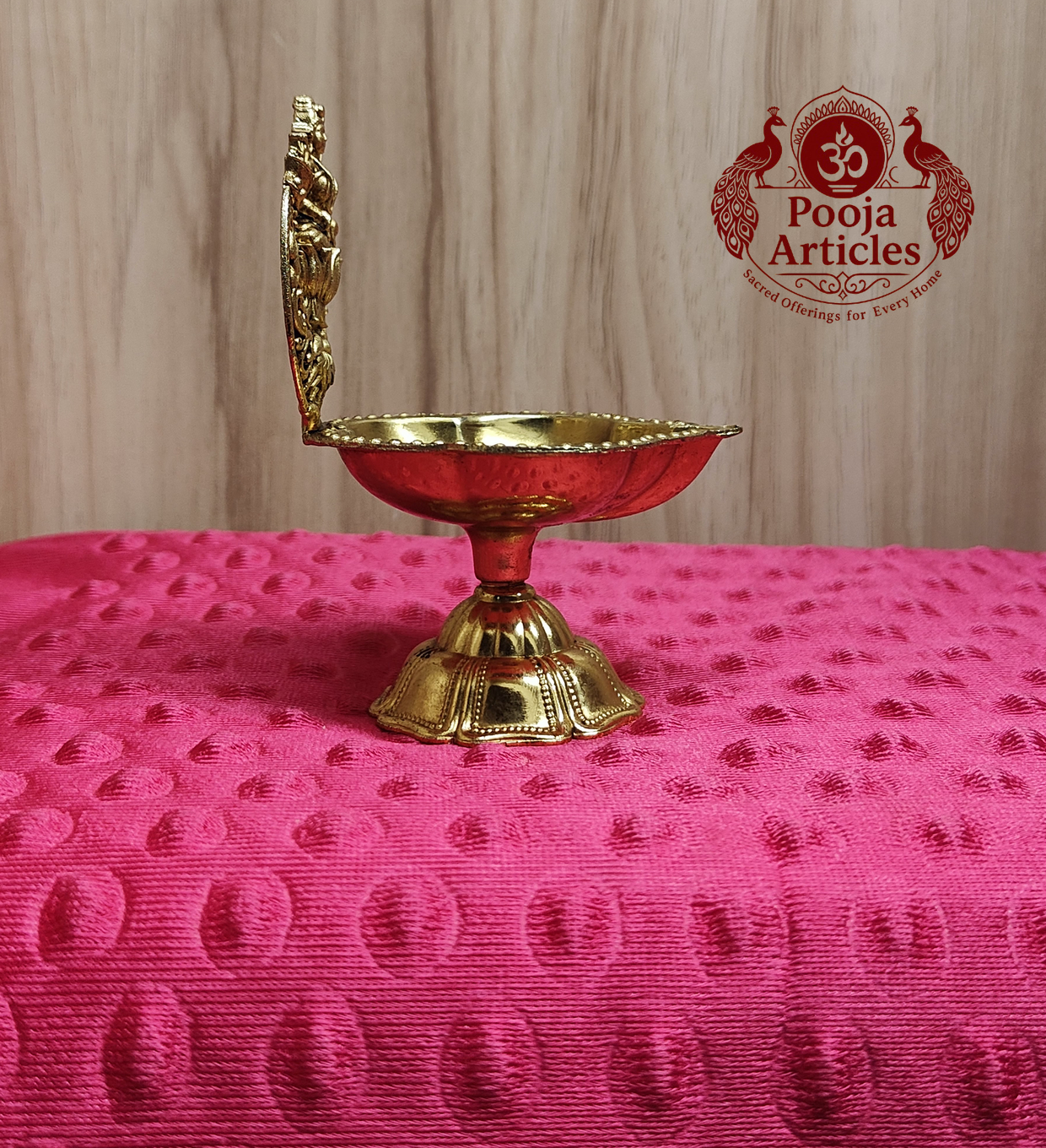Premium Brass Lakshmi Vilaku 3.6 Inch