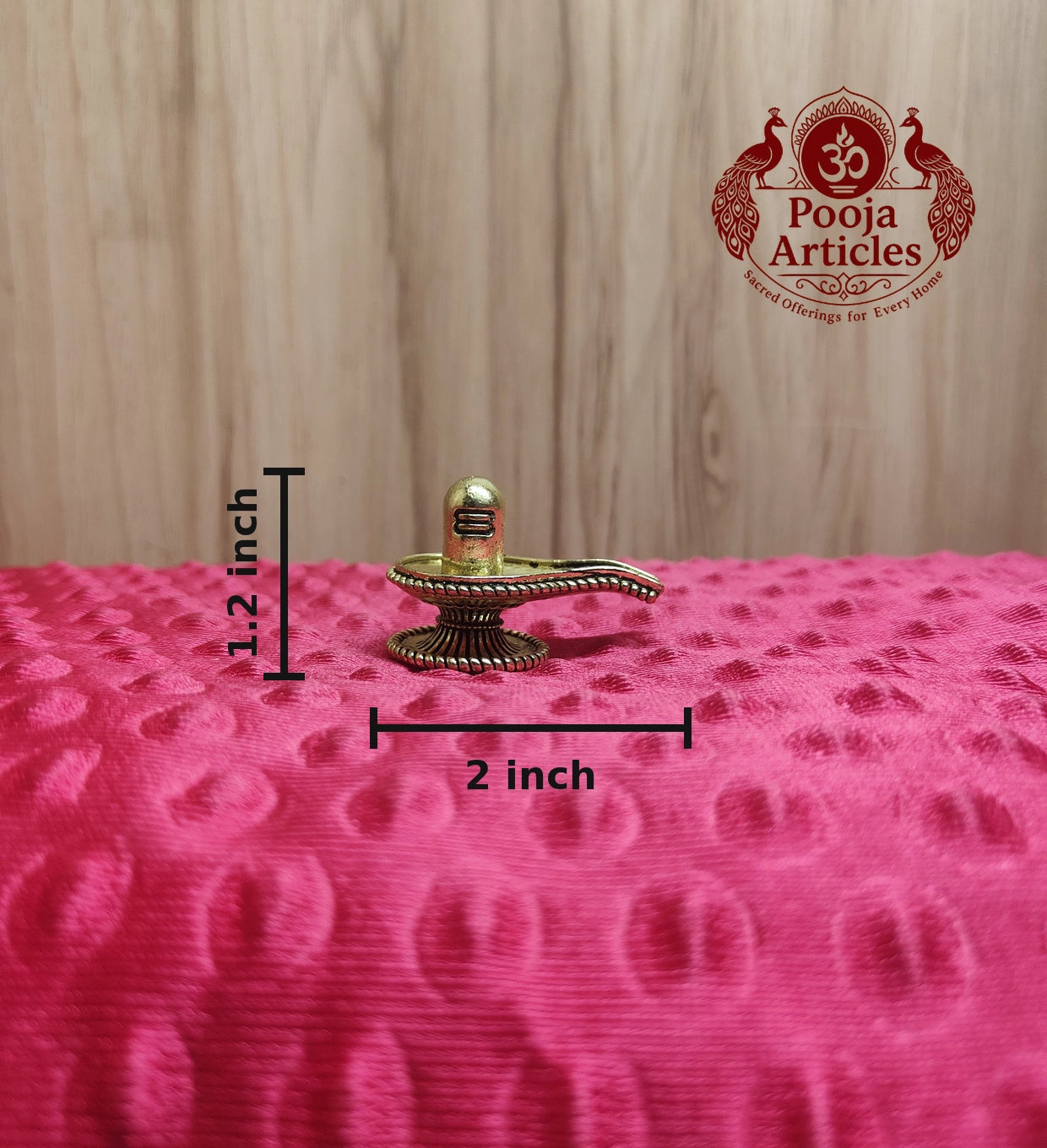 Premium Brass Lingam Idol 1.2 Inch