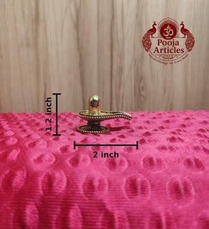 Premium Brass Lingam Idol 1.2 Inch